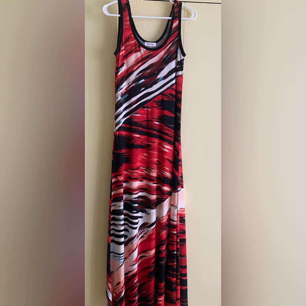 Calvin Klein full length dress. Size small.